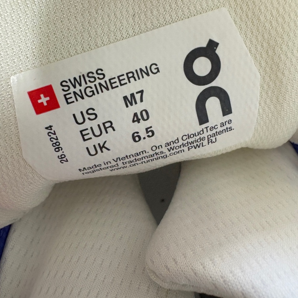 On Running Cloudnova White Blue Cloudtec Running … - image 8